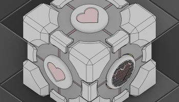 Portal Companion Cube NAS