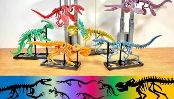 Набор 3Dino Puzzle Museum DX, том 2 Набор 3Dino Puzzle Museum DX, том 2