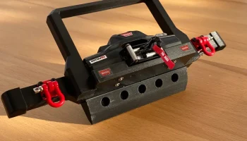Передний бампер с креплением для лебедки Warn 1:8 для 3DSets 7