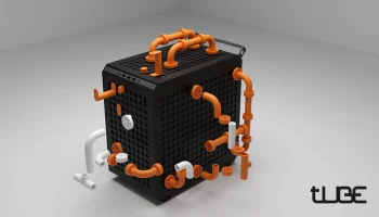 Трубка-крышка для Cooler Master QUBE 500 4