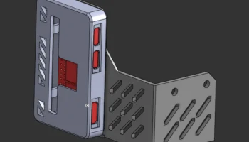 Крепление Orange Pi Zero 2w для Ender 3 V3 SE