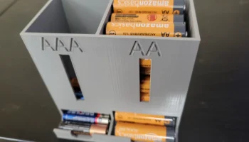 Хранение батарей для AA и AAA Хранение батарей для AA и AAA