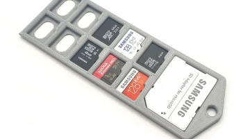 Тонкий выдвижной держатель для карт Micro SD/SD - несколь... 1
