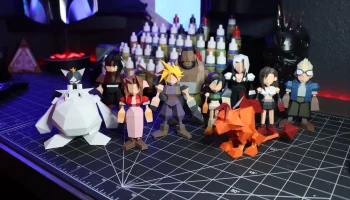 Cloud Strife - Полигональная модель Final Fantasy 7 2