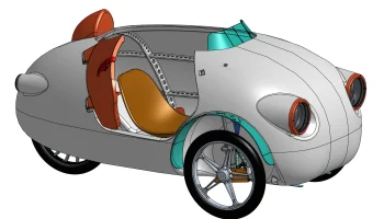 3D-ПЕЧАТАННЫЙ ЭЛЕКТРОМОБИЛЬ "Сделай сам" Jellybean3D.......