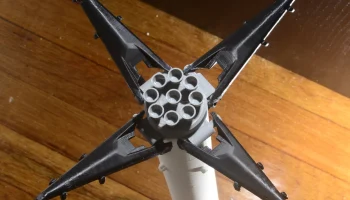 Комплект модели SpaceX Falcon 9 3