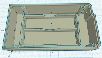 Батарейный отсек для платы Arduino Mega2560/DUE............