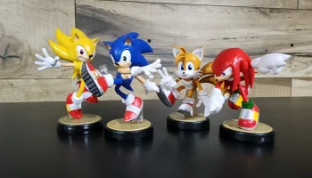 Набор фигурок Team Sonic, фигурки amiibo SSBU Sonic, Tail...