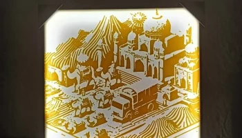 Лампа/деко Silkroad (сделай сам) с простым решением для з..