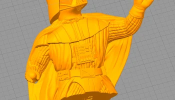 ДАРТ ВЕЙДЕР ЗВЕЗДНЫЕ ВОЙНЫ ФАН-АРТ - 3D-ПЕЧАТАННЫЙ НАСТЕН... 7