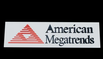 Знак логотипа American Megatrends