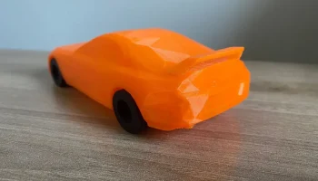 Низкополигональная Toyota Supra 6
