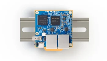 Orange Pi R1 Plus LTS Крепление на DIN-рейку 1
