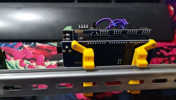 Монтажный кронштейн на DIN-рейку для RAMPS/Arduino Mega....