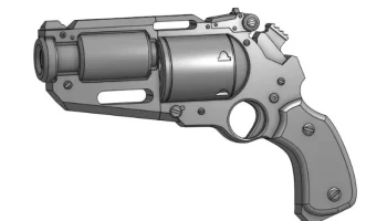 Револьвер-стаб Zarona Mk IIa Quickdraw 40k darktide.........
