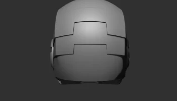 Носимый шлем Железного человека 3D модель для печати....... 1
