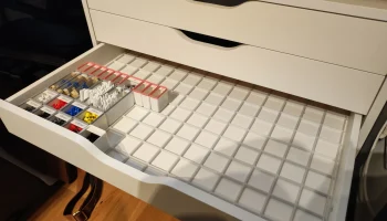 Основание Gridfinity для ящиков Ikea Alex (широкие)...... Основание Gridfinity для ящиков Ikea Alex (широкие)......