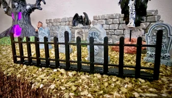 Миниатюрный забор для деревень Лемакс - работает с Spooky.. 1