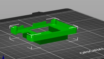 Корпус Orange Pi One с небольшим слотом для турбины венти...