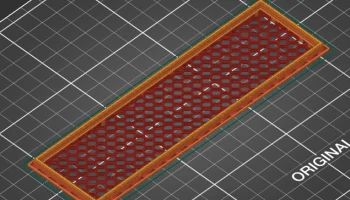 Заготовка ATX IO-Shield (для FreeCad), готовая к Remix...