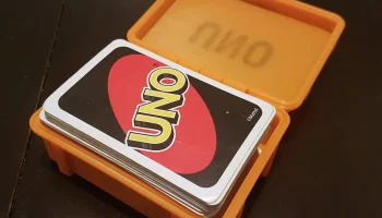 Прочная коробка для игровой карты UNO........