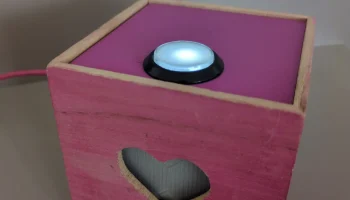 Деревянный футляр с 3D-печатной вставкой для коробки тону...