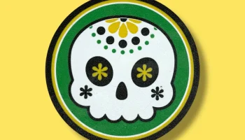 Dia de Los Muertos - День мертвых - набор подставок в вид... 5