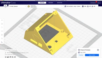 LowRider 3 CNC - корпус блока управления для платы BTT SKR P 1