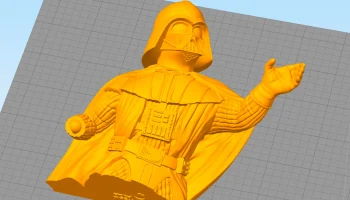 ДАРТ ВЕЙДЕР ЗВЕЗДНЫЕ ВОЙНЫ ФАН-АРТ - 3D-ПЕЧАТАННЫЙ НАСТЕН... 8