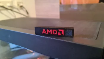 Логотип AMD 75 мм 3