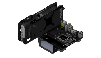 Компактный тестовый стенд Mini ITX и SFF PSU, напечатанны...