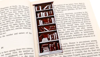 Закладки на книжной полке 1