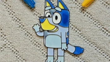 Панель-раскраска Bluey Diy Fun Craft Gift