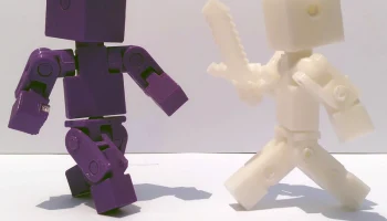 Мини-фигурка в стиле Minecraft
