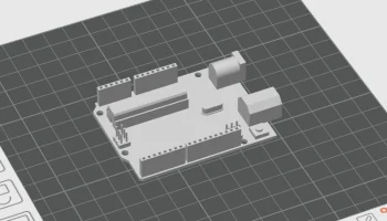 Arduino uno Escala 1:1 в миллиметрах 4