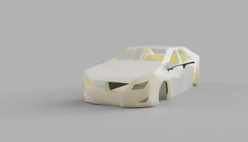 Низкополигональная модель Toyota Camry............