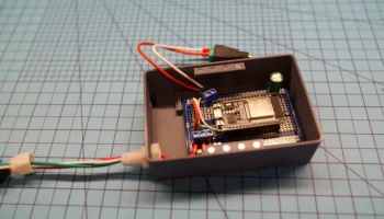 WLED + ESP32 Коробка-держатель с магнитной крышкой 4