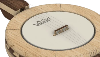 3DP BANJO: 5-струнное горное банджо, распечатанное на 3D-при 9