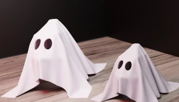Benchy Ghost - украшение на Хэллоуин
