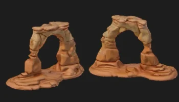 UTHA Песчаниковые скалы DND Terrain без поддержки...... UTHA Песчаниковые скалы DND Terrain без поддержки......