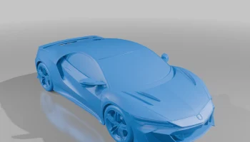 Вдохновленный Honda NSX Type S 2022 года.