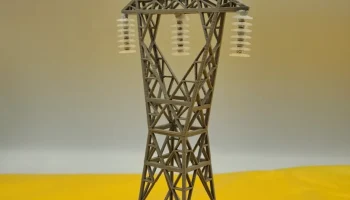 1:100 Одноцепная стальная решетчатая башня 110 кВ... 4