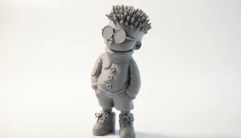 Фигурка крутого малыша, разное, для 3D-печати............
