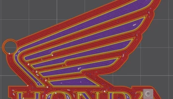 Брелок с логотипом Honda Motor