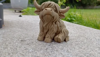 Chonky Highland Cow - лохматая рогатая милашка.........