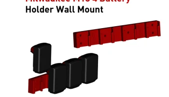 Держатель для батарей Milwaukee M18 на 4 батареи
