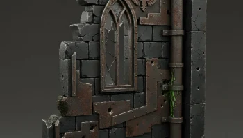 Grimdark Warhammer Стена Ландшафт