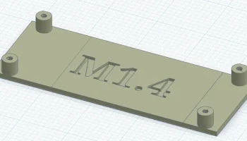 Нано-монтажная пластина 1