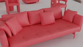 Миниатюры современной дизайнерской мебели STL Megapack 1 ... 5