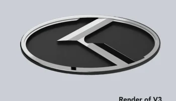Значок K-логотипа/эмблема для KIA 4